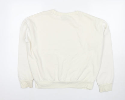 Womens UK Size XS Disney Ivory Pullover Sweatshirt