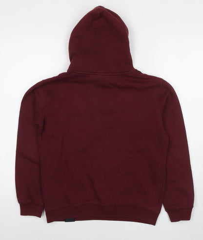 Sparta Boys Red Cotton Pullover Hoodie Size 13-14 Years Pullover - Logo