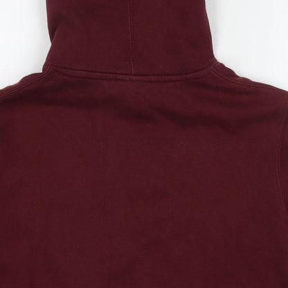 Sparta Boys Red Cotton Pullover Hoodie Size 13-14 Years Pullover - Logo