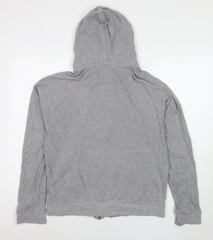 Mens UK Size M Burton Grey Full Zip Hoodie