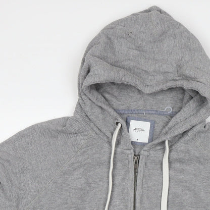 Mens UK Size M Burton Grey Full Zip Hoodie