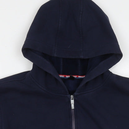 Dinghaosport Boys Blue Polyester Full Zip Hoodie Size 3XL Zip - Smile Gang Sigh