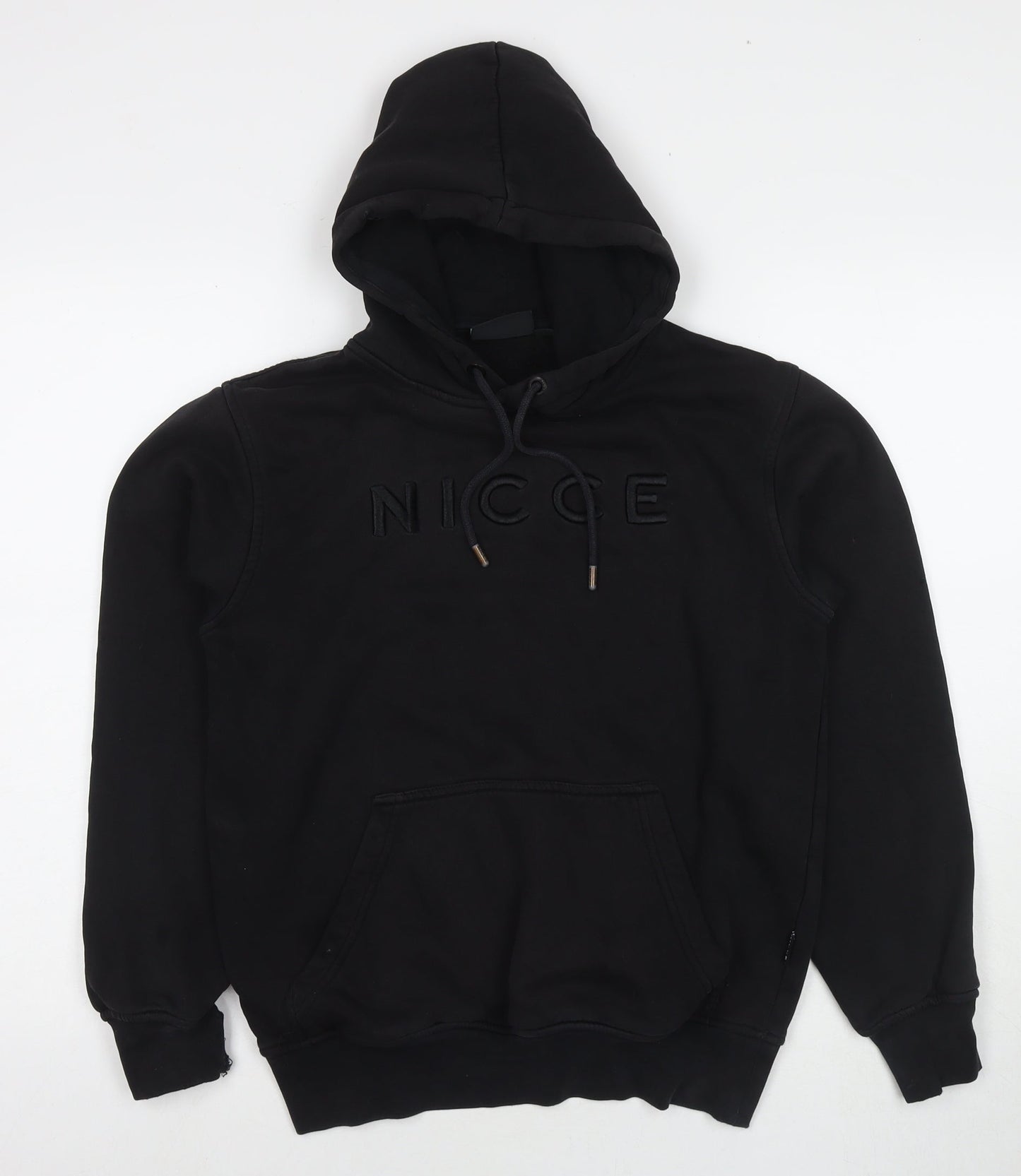 Mens UK Size XS NICCE London Black Pullover Hoodie