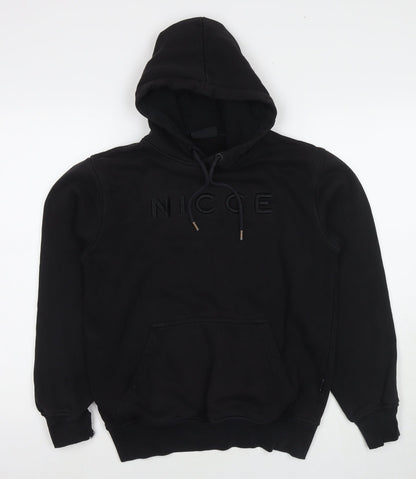 Mens UK Size XS NICCE London Black Pullover Hoodie