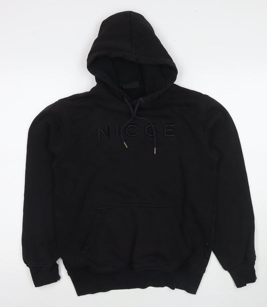Mens UK Size XS NICCE London Black Pullover Hoodie