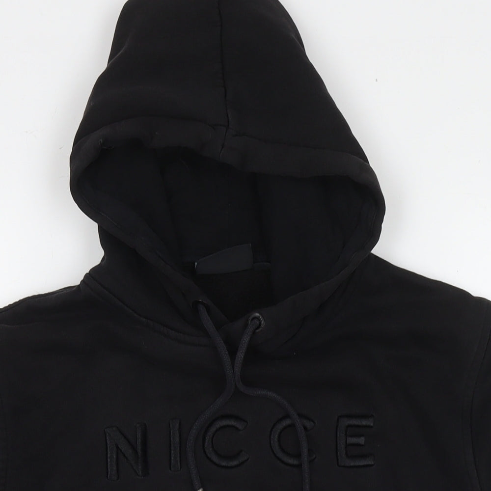 Mens UK Size XS NICCE London Black Pullover Hoodie