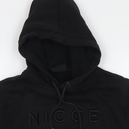 Mens UK Size XS NICCE London Black Pullover Hoodie