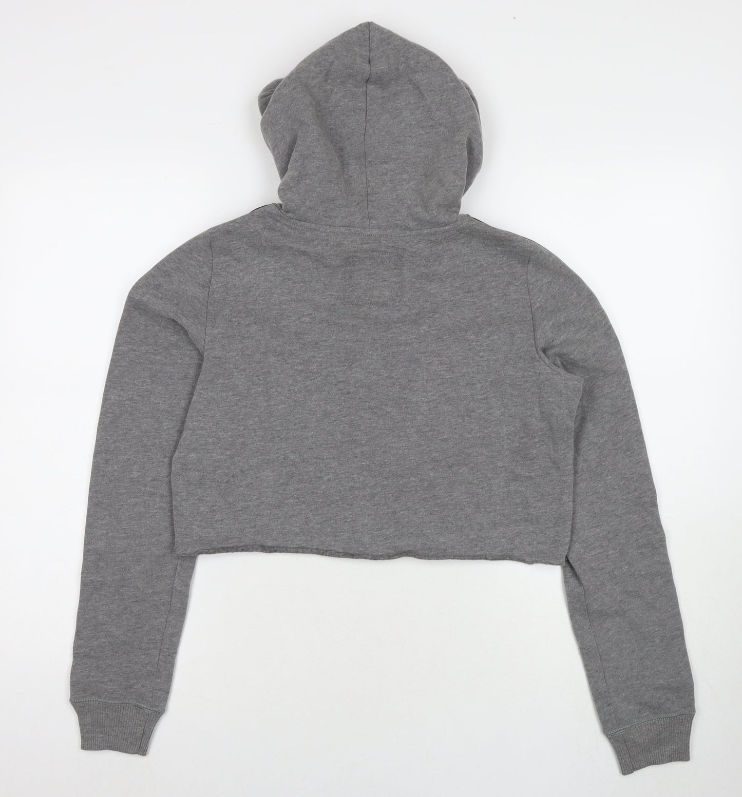 Hollister Womens Grey Cotton Pullover Hoodie Size S Pullover - Logo