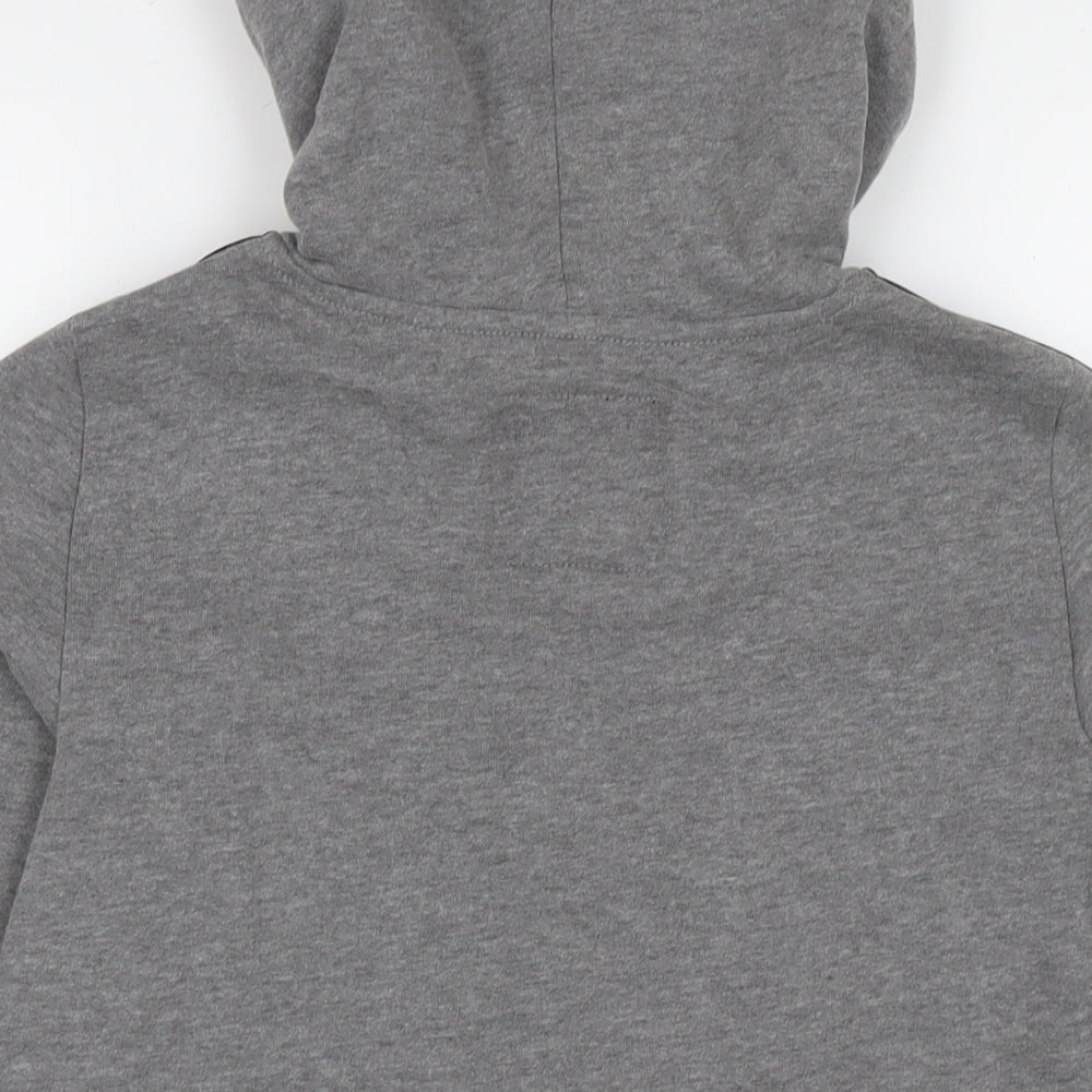 Hollister Womens Grey Cotton Pullover Hoodie Size S Pullover - Logo