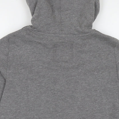 Hollister Womens Grey Cotton Pullover Hoodie Size S Pullover - Logo