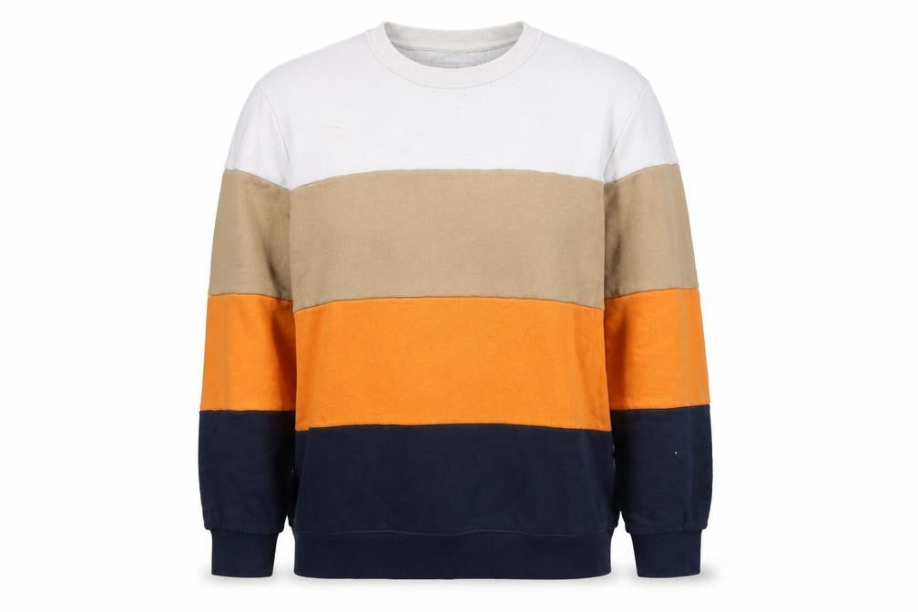 Womens UK Size L Pull&Bear Multicoloured Pullover Sweatshirt