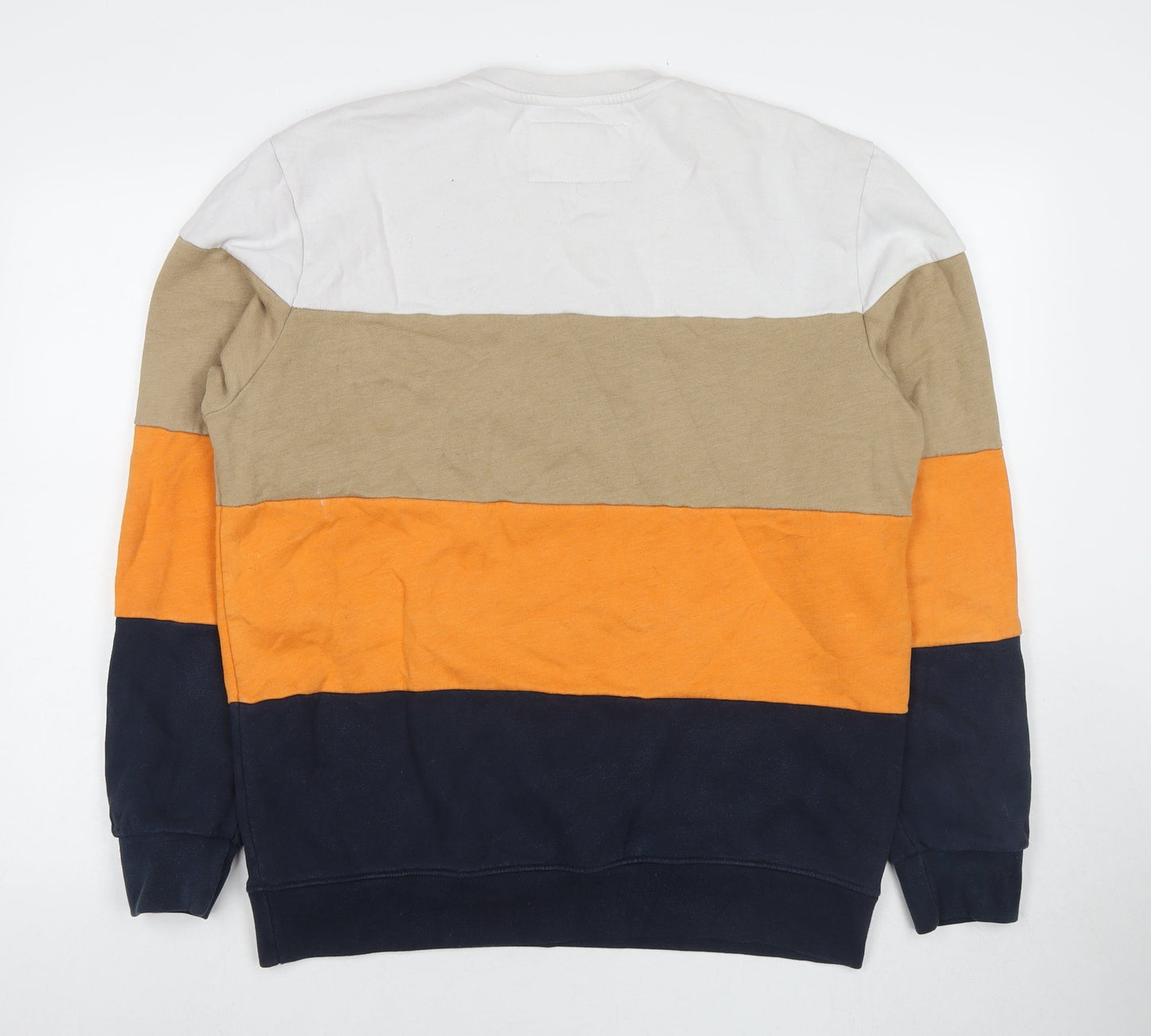 Womens UK Size L Pull&Bear Multicoloured Pullover Sweatshirt