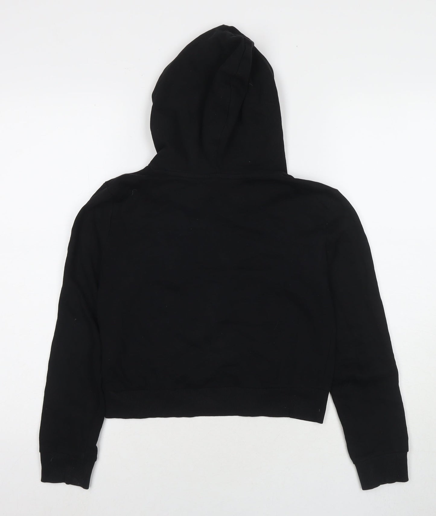 H&M Girls Black Cotton Pullover Hoodie Size 11-12 Years Pullover - All Is Love