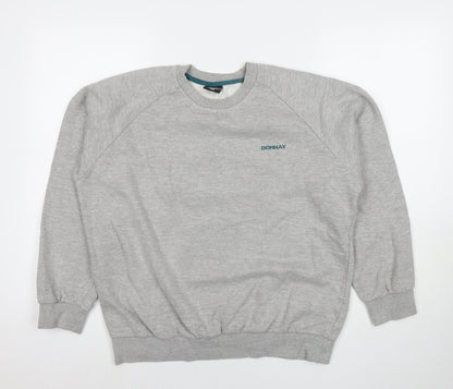 Mens UK Size M Donnay Grey Pullover Sweatshirt