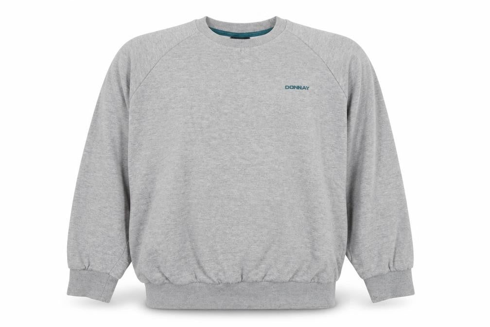 Mens UK Size M Donnay Grey Pullover Sweatshirt