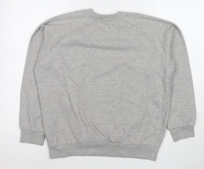 Mens UK Size M Donnay Grey Pullover Sweatshirt