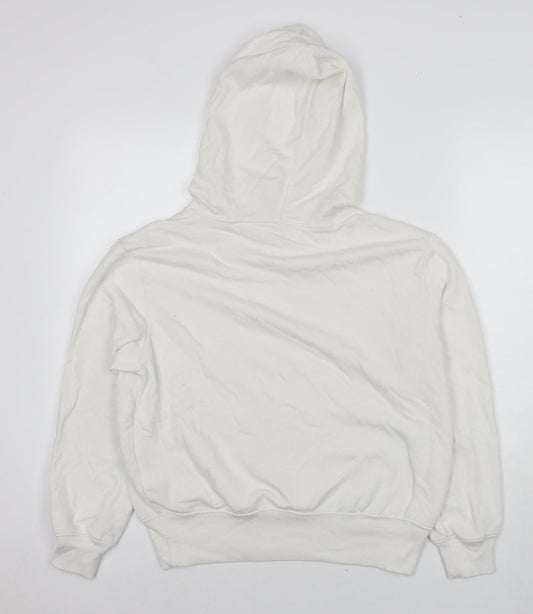 Gap Womens White Cotton Pullover Hoodie Size XS Pullover