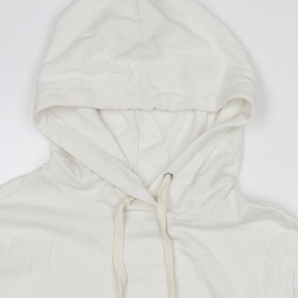 Gap Womens White Cotton Pullover Hoodie Size XS Pullover