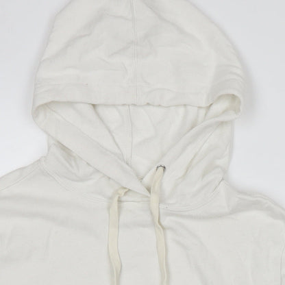 Gap Womens White Cotton Pullover Hoodie Size XS Pullover