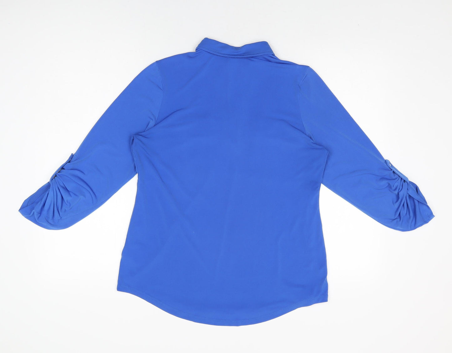 Womens UK Size S Jones New York Blue Basic T-Shirt
