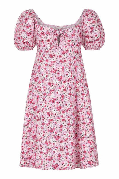 Miss Selfridge Womens Pink Floral Polyester A-Line Size 16 Sweetheart Pullover