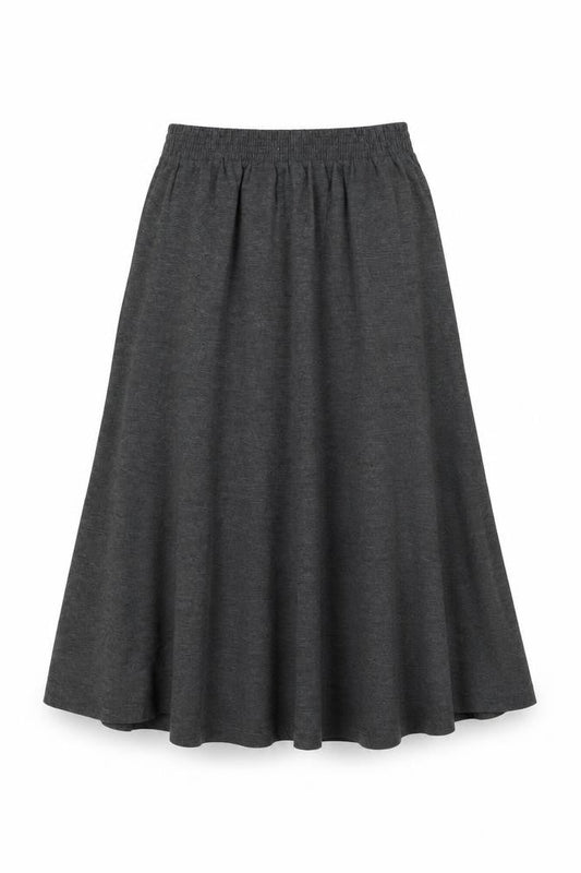 Blast Womens Grey Polyester Swing Skirt Size M