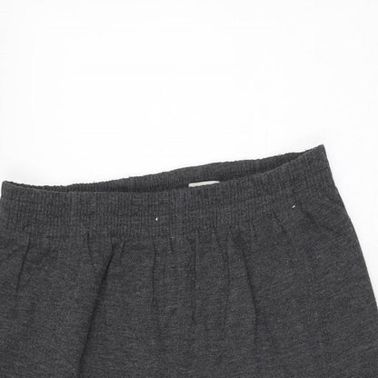 Blast Womens Grey Polyester Swing Skirt Size M
