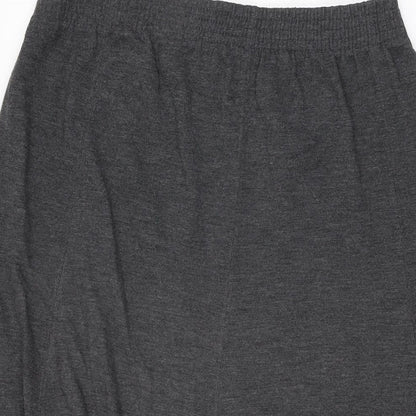 Blast Womens Grey Polyester Swing Skirt Size M