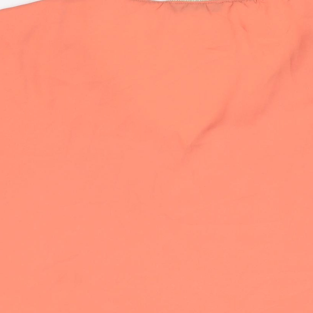 Womens UK Size 12 Oasis Orange Basic Blouse