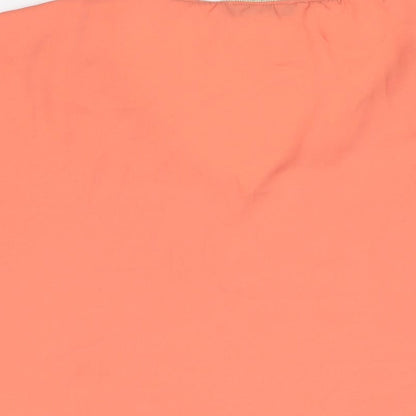 Womens UK Size 12 Oasis Orange Basic Blouse