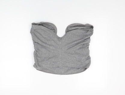 Womens UK Size 18 ASOS Grey Basic T-Shirt