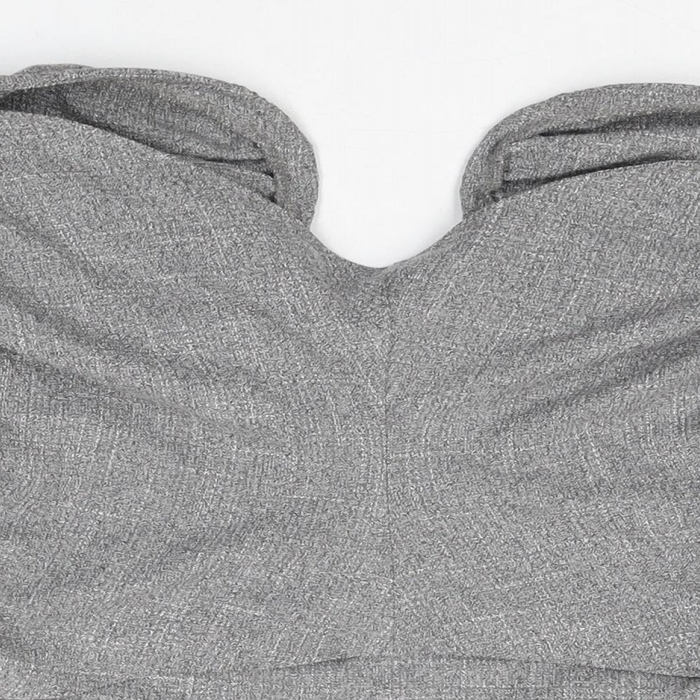 Womens UK Size 18 ASOS Grey Basic T-Shirt