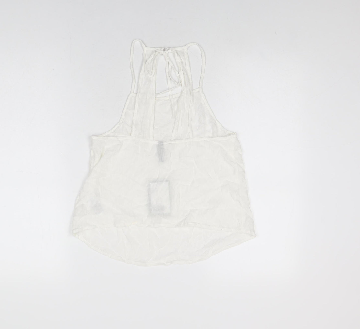 Womens UK Size S H&M White Basic T-Shirt
