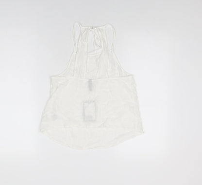 Womens UK Size S H&M White Basic T-Shirt