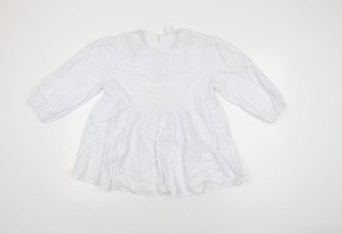 Womens UK Size 6 Urban Bliss White Basic T-Shirt