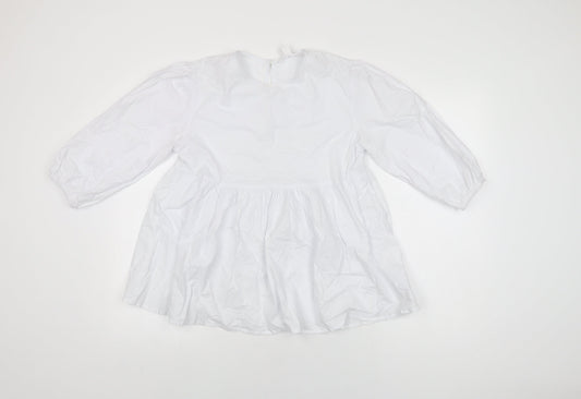 Womens UK Size 6 Urban Bliss White Basic T-Shirt