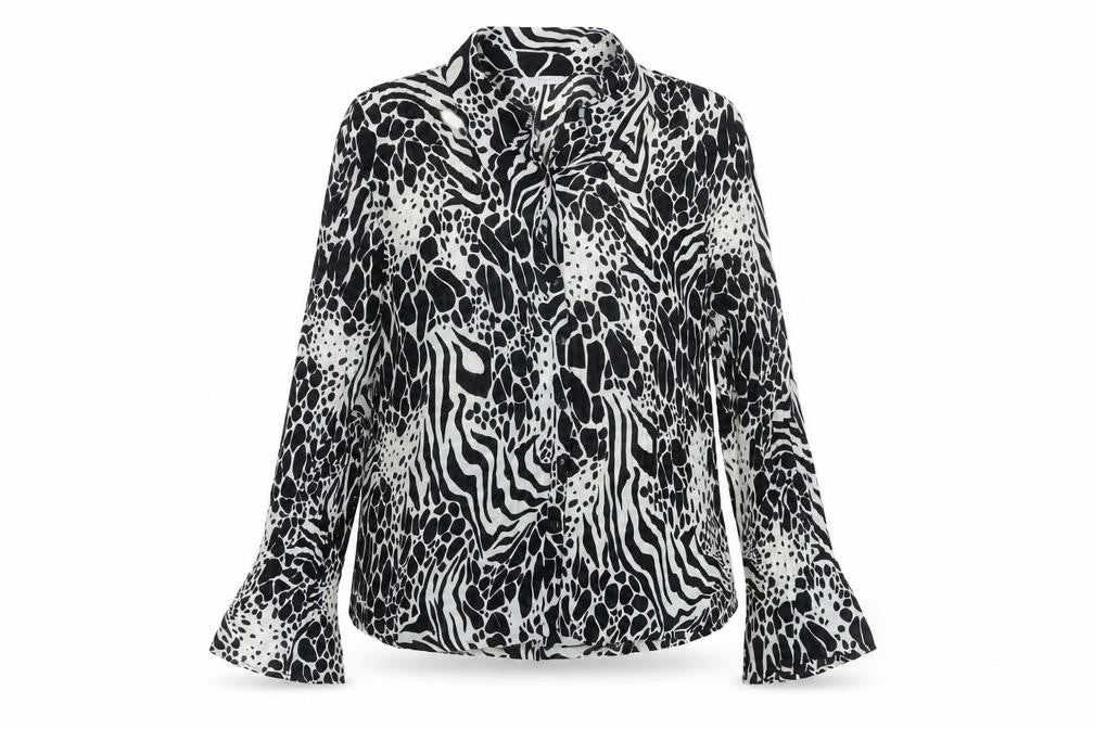 Womens UK Size 14 Marks and Spencer Black Basic Button-Up