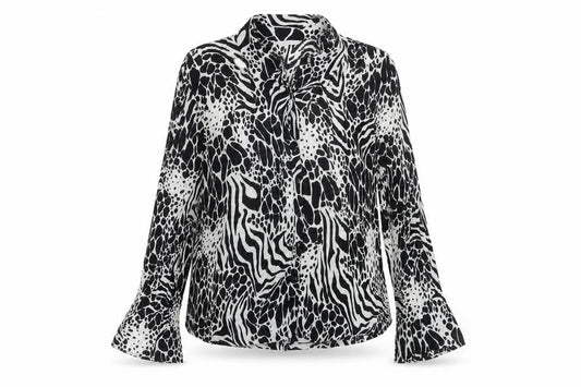 Womens UK Size 14 Marks and Spencer Black Basic Button-Up