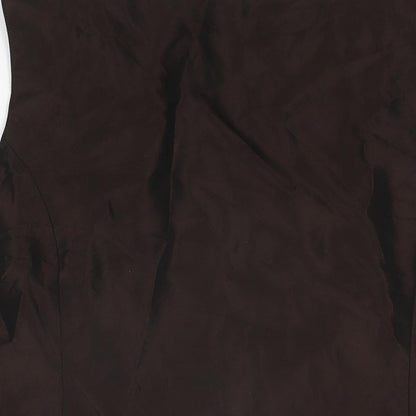 Hammerie Womens Brown Polyester Basic T-Shirt Size 20 Round Neck