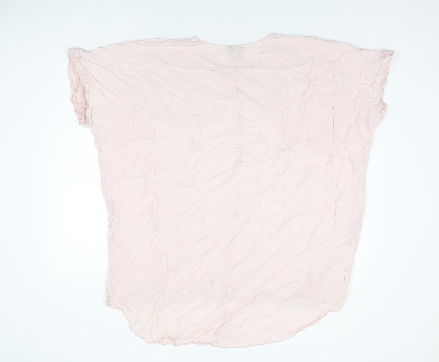 Womens UK Size 18 Izabel London Pink Basic T-Shirt