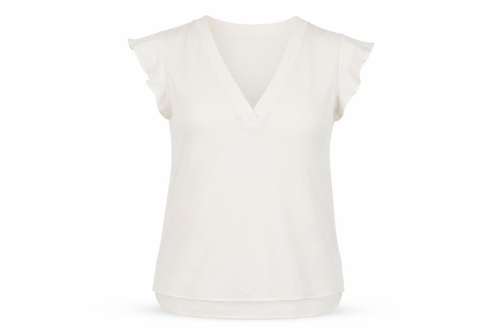 Womens UK Size S Zara White Basic T-Shirt