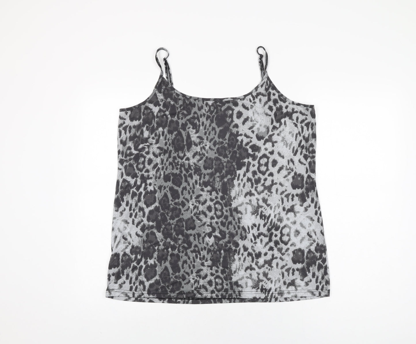 Womens UK Size 22 NEXT Grey Camisole T-Shirt
