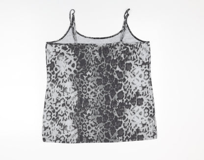 Womens UK Size 22 NEXT Grey Camisole T-Shirt