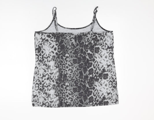 Womens UK Size 22 NEXT Grey Camisole T-Shirt