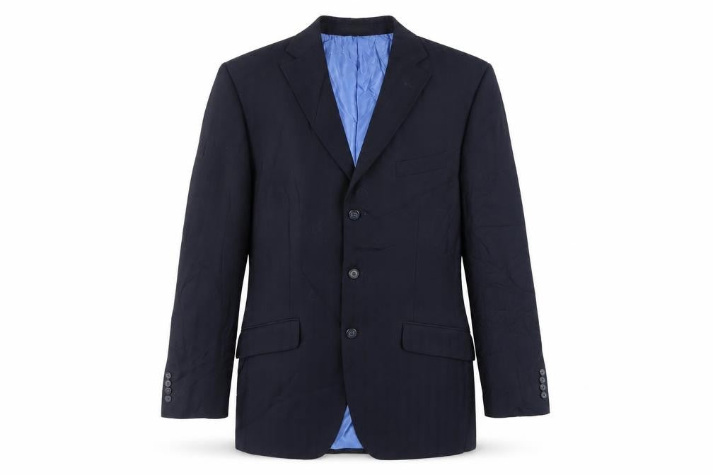 Mens UK Size 40 Greenwoods Regular Blue Suit Jacket