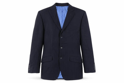 Mens UK Size 40 Greenwoods Regular Blue Suit Jacket