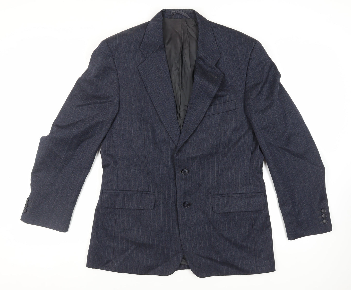 Mens UK Size 40 Label Regular Blue Suit Jacket