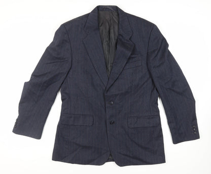 Mens UK Size 40 Label Regular Blue Suit Jacket
