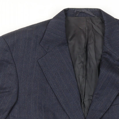 Mens UK Size 40 Label Regular Blue Suit Jacket