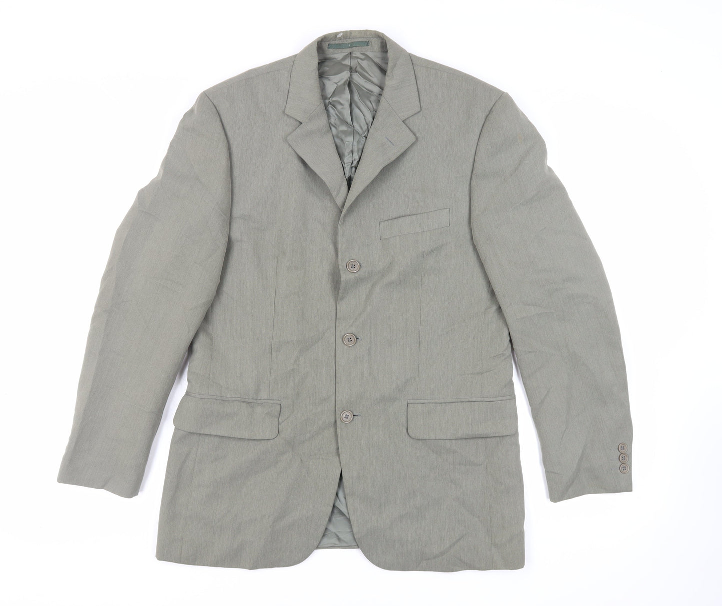 Mens UK Size 38 Burton Regular Green Suit Jacket